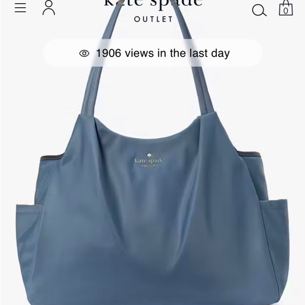 Kate Spade Chelsea Nylon Baby Bag